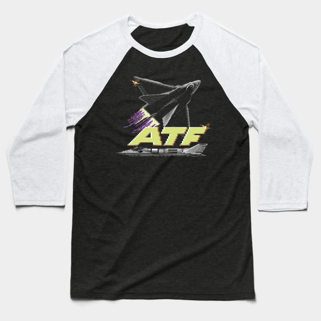 ATF: Advanced Tactical Fighter Baseball T-Shirt by ilovethec64